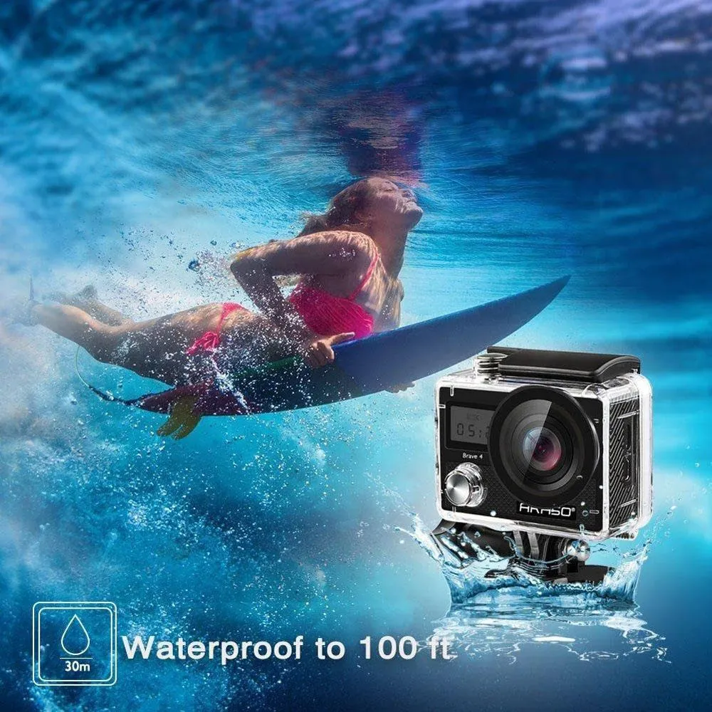 Akaso V50 Action Camera-Native 4K/30fps 20 MP with Wifi - Open Box
