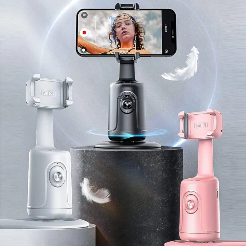 Auto Face Tracking Tripod - 360° Rotation Auto