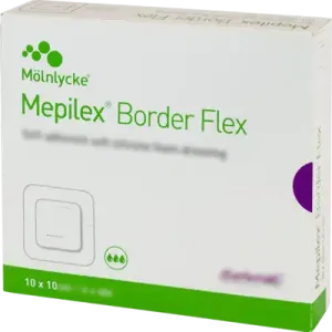 MEPILEX Border Flex foam adhesive 10x10 cm