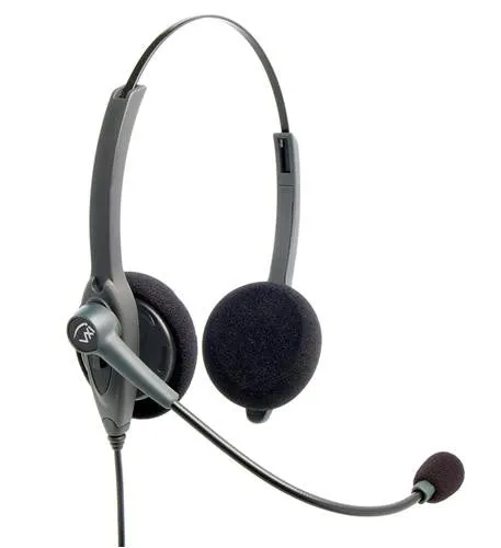 VXI Passport 21P Binaural Headset - with PLT QD 202780
